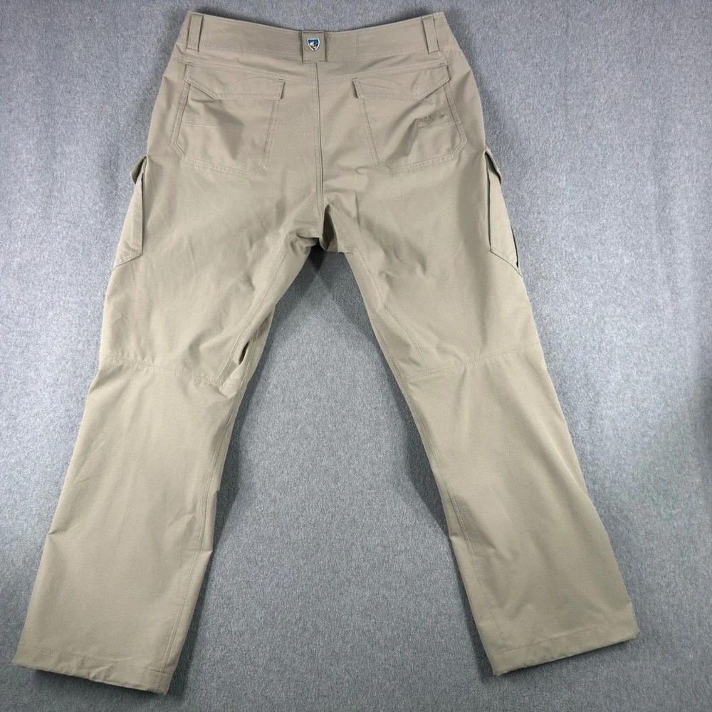 Kuhl Silencr Rogue Pants Mens 36x30 Tan Ripstop Hiking Outdoors Climbing